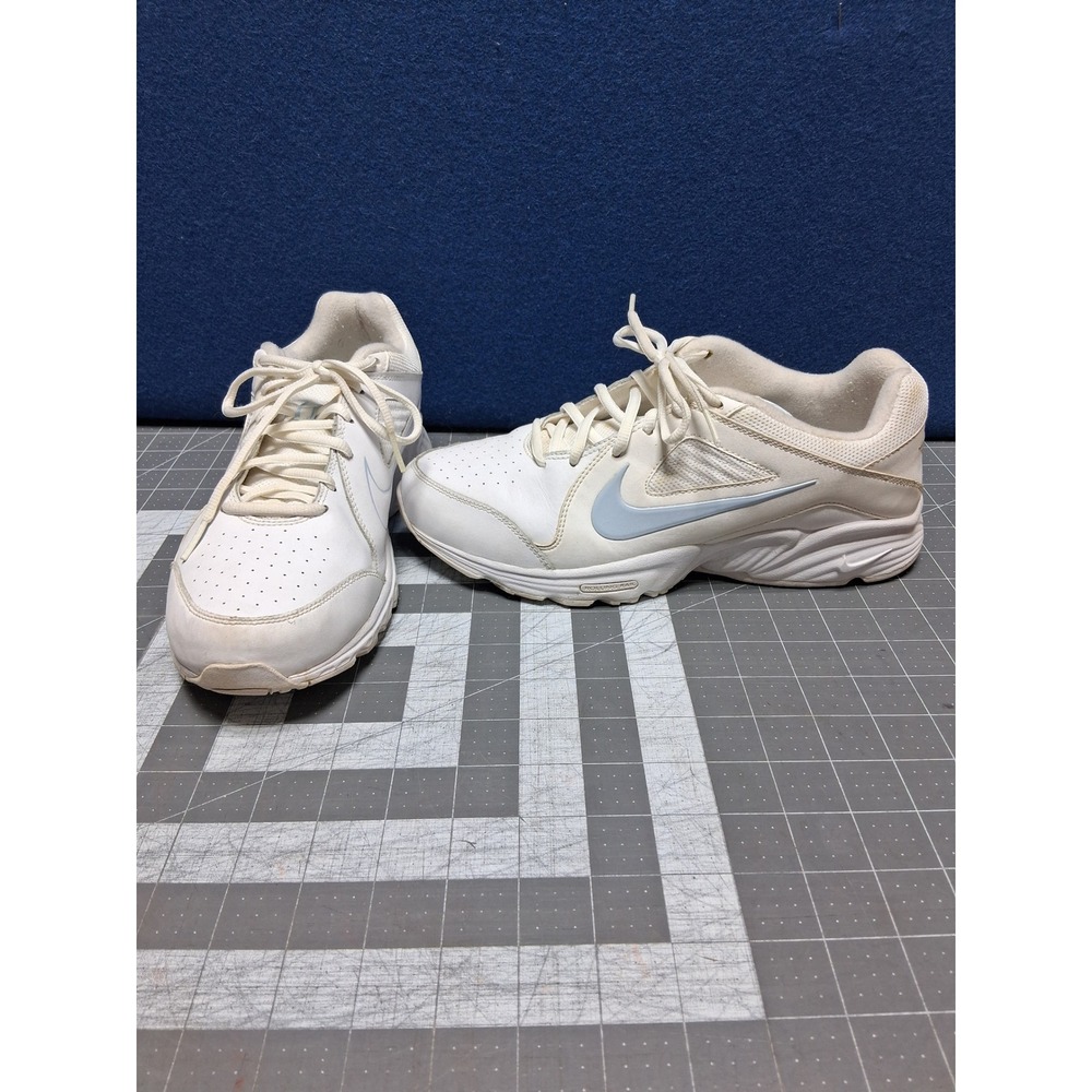Nike‎ View III Walking Shoes White Light Blue Womens 10 454123 140